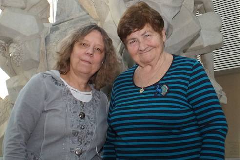 Corinna Harbig und Vera Lamut