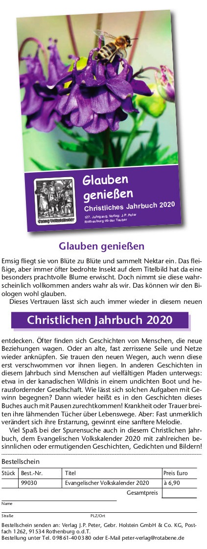 Jahrbuch-Anzeige